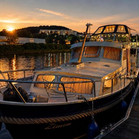 Bateau Zimon- Bateau Authentique - vue sur la Seine en Seine-Maritime avec terrasse
